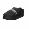 Calvin Klein Damen Hausschuhe Slipper Home Slipper Gemütlich Puschen Synthetikkombination Uni Hausschuhe - Schwarz