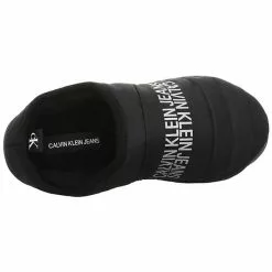 Calvin Klein Damen Hausschuhe Slipper Home Slipper Gemütlich Puschen Synthetikkombination Uni Hausschuhe - Schwarz 14 Calvin Klein Damen Hausschuhe Slipper Home Slipper Gemütlich Puschen Synthetikkombination Uni Hausschuhe - Schwarz -Schuhladen 22756274 05