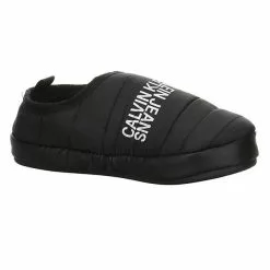Calvin Klein Damen Hausschuhe Slipper Home Slipper Gemütlich Puschen Synthetikkombination Uni Hausschuhe - Schwarz 15 Calvin Klein Damen Hausschuhe Slipper Home Slipper Gemütlich Puschen Synthetikkombination Uni Hausschuhe - Schwarz -Schuhladen 22756274 06