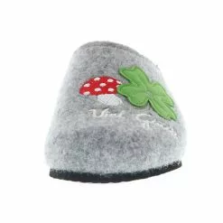 Tofee Damen Hausschuhe Pantoffeln Pantoletten Naturwollfilz (Viel Glück) Grau - Grau 12 Tofee Damen Hausschuhe Pantoffeln Pantoletten Naturwollfilz (Viel Glück) Grau - Grau -Schuhladen 22775860 04