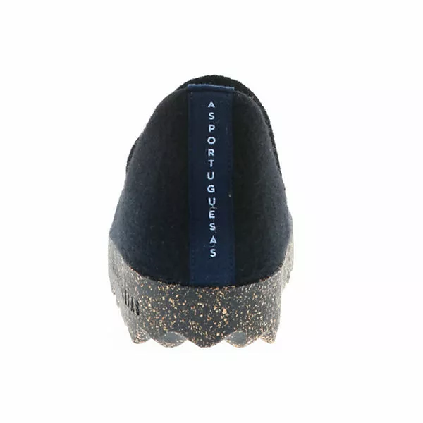 Asportuguesas CITY P018003010 Damen Hausschuhe Slipper Naturwollfilz Schwarz - Schwarz 4 Asportuguesas CITY P018003010 Damen Hausschuhe Slipper Naturwollfilz Schwarz - Schwarz – Bild 2