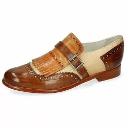 Schuhladen 15 Melvin & Hamilton Selina 2 Monk Schuhe Business-Schnallenschuhe - Braun