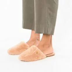 Lauren Ralph Lauren Sofiah Pantoffeln - Camel 10 Lauren Ralph Lauren Sofiah Pantoffeln - Camel -Schuhladen 23042687 02