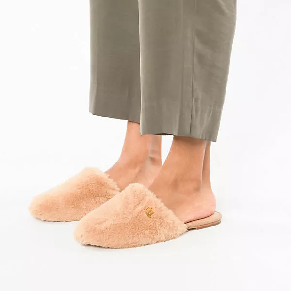 Lauren Ralph Lauren Sofiah Pantoffeln - Camel 4 Lauren Ralph Lauren Sofiah Pantoffeln - Camel – Bild 2
