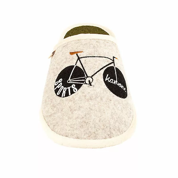 Adelheid Sportskanone Filzpantoffeln - Beige 8 Adelheid Sportskanone Filzpantoffeln - Beige – Bild 6