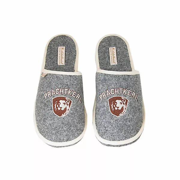 Adelheid Prachtkerl Filzpantoffel - Grau 3 Adelheid Prachtkerl Filzpantoffel - Grau