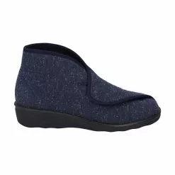 Westland Nice 111 | Hausschuh Für Damen | Blau Nice 111, Jeans Pantoffeln - Blau -Schuhladen 24534171 02