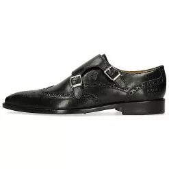 Melvin & Hamilton Martin 2 Monk Schuhe Schnallenschuhe - Schwarz -Schuhladen 24577235 03