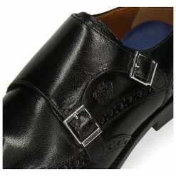 Melvin & Hamilton Martin 2 Monk Schuhe Schnallenschuhe - Schwarz -Schuhladen 24577235 05