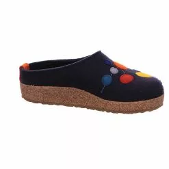 Haflinger Hausschuhe - Blau 14 Haflinger Hausschuhe - Blau -Schuhladen 24898459 06