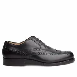 László BUDAPEST Johannes Rahmengenähter Full-Brogue Derby Handgefertigt In Eigener Manufaktur - Schwarz -Schuhladen 25683488 03