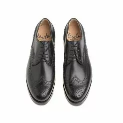 László BUDAPEST Johannes Rahmengenähter Full-Brogue Derby Handgefertigt In Eigener Manufaktur - Schwarz -Schuhladen 25683488 06