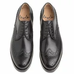 László BUDAPEST Johannes Rahmengenähter Full-Brogue Derby Handgefertigt In Eigener Manufaktur - Schwarz -Schuhladen 25683488 12