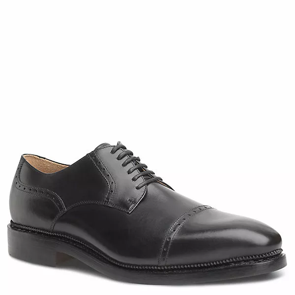 László BUDAPEST Alessio Zwiegenähter Quarter-Brogue Derby Handgefertigt In Eigener Manufaktur - Schwarz 13 László BUDAPEST Alessio Zwiegenähter Quarter-Brogue Derby Handgefertigt In Eigener Manufaktur - Schwarz – Bild 11