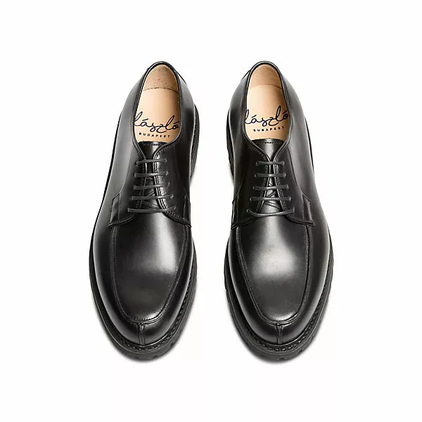 László BUDAPEST Magnus Rahmengenähter Norweger Handgefertigt In Eigener Manufaktur - Schwarz 8 László BUDAPEST Magnus Rahmengenähter Norweger Handgefertigt In Eigener Manufaktur - Schwarz – Bild 6