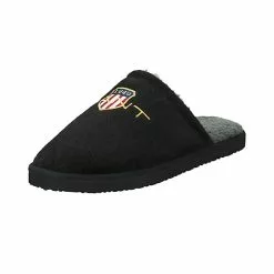 Gant Herren Hausschuhe - Tamaware, Pantoffeln, Slipper, Wollflanell, Logo Hausschuhe