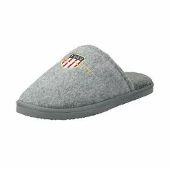 Gant Herren Hausschuhe - Tamaware, Pantoffeln, Slipper, Wollflanell, Logo Hausschuhe