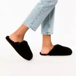 Ugg W Maxi Curly Slide Lammfell-Hausschuhe -Schuhladen 26293475 02