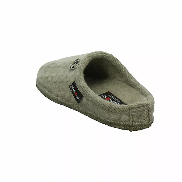 Haflinger Herzerl Pantoffeln - Beige 5 Haflinger Herzerl Pantoffeln - Beige – Bild 3