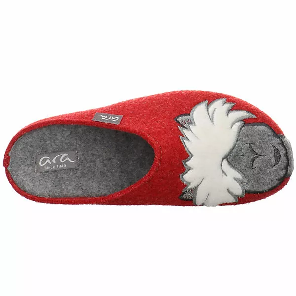 Ara Damen Hausschuhe Slipper Cosy-W Hausschuh Gemütlich Puschen Textil Uni Hausschuhe - Rot 10 Ara Damen Hausschuhe Slipper Cosy-W Hausschuh Gemütlich Puschen Textil Uni Hausschuhe - Rot – Bild 8