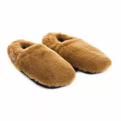 HABIBI Wärmeschuhe Slippers Hausschuhe Caramel Größe M Mikrowelle/Ofen - Karamel -Schuhladen 27198572 02