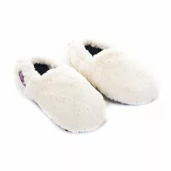HABIBI Wärmeschuhe Slippers Hausschuhe Creme Größe L Mikrowelle/Ofen - Creme 6 HABIBI Wärmeschuhe Slippers Hausschuhe Creme Größe L Mikrowelle/Ofen - Creme -Schuhladen 27198578 02