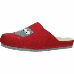 Cosmos Comfort Hausschuhe Pantoffeln - Rot