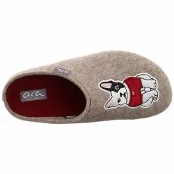 Ara Damen Hausschuhe Slipper Cosy-W Hausschuh Gemütlich Puschen Textil Uni Hausschuhe - Grau -Schuhladen 27301065 08