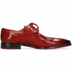 Melvin & Hamilton Elvis 63 Derby Schuhe Business-Schnürschuhe - Rot -Schuhladen 27307036 03