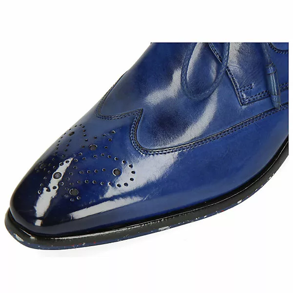 Melvin & Hamilton Elvis 63 Derby Schuhe Business-Schnürschuhe - Blau 7 Melvin & Hamilton Elvis 63 Derby Schuhe Business-Schnürschuhe - Blau – Bild 5