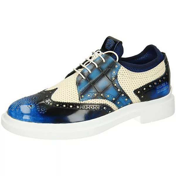 Melvin & Hamilton Ron 2 Derby Schuhe Business-Schnürschuhe - Blau 3 Melvin & Hamilton Ron 2 Derby Schuhe Business-Schnürschuhe - Blau
