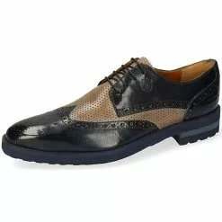 Melvin & Hamilton Martin 15 Derby Schuhe Business-Schnürschuhe - Blau -Schuhladen 27311711 06