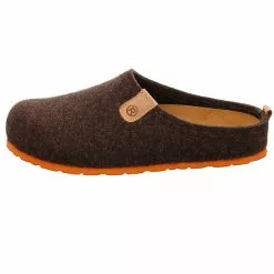 Rohde Herren Hausschuhe Slipper Hausschuh Gemütlich Puschen Textil Uni Hausschuhe - Dunkelbraun -Schuhladen 27354827 02