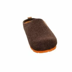Rohde Herren Hausschuhe Slipper Hausschuh Gemütlich Puschen Textil Uni Hausschuhe - Dunkelbraun -Schuhladen 27354827 03