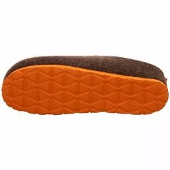 Rohde Herren Hausschuhe Slipper Hausschuh Gemütlich Puschen Textil Uni Hausschuhe - Dunkelbraun -Schuhladen 27354827 09