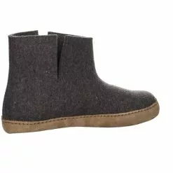 Haflinger Herren Hausschuhe Slipper Hausschuh Gemütlich Puschen Textil Uni Hausschuhe - Anthrazit -Schuhladen 27399991 05