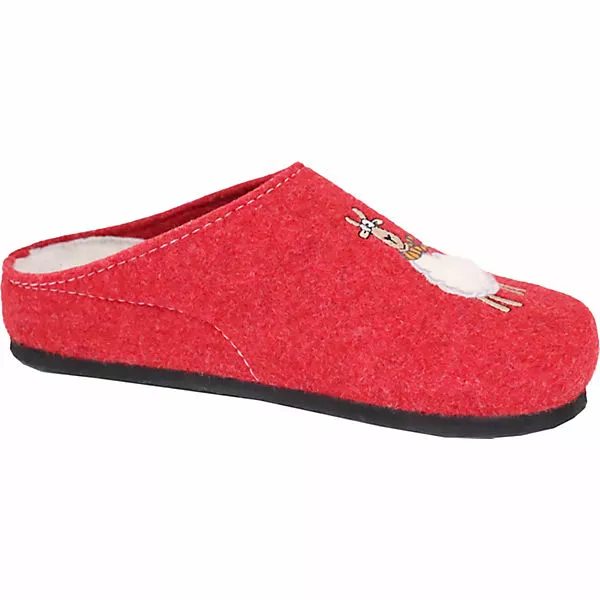 Tofee Damen Filzpantoffel 819858 - Rot 4 Tofee Damen Filzpantoffel 819858 - Rot – Bild 2