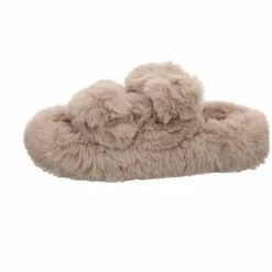 Colors Of California Damen Hausschuhe Slipper Hausschuh Gemütlich Puschen Fell Uni Hausschuhe -Schuhladen 27496206 02