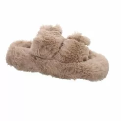 Colors Of California Damen Hausschuhe Slipper Hausschuh Gemütlich Puschen Fell Uni Hausschuhe -Schuhladen 27496206 06