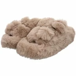 Colors Of California Damen Hausschuhe Slipper Hausschuh Gemütlich Puschen Fell Uni Hausschuhe -Schuhladen 27496206 10