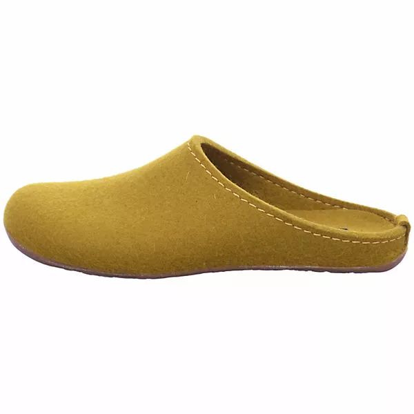 Haflinger Hausschuhe - Gelb 4 Haflinger Hausschuhe - Gelb – Bild 2