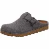 Rohde Herren Hausschuhe Slipper Hausschuh Gemütlich Puschen Textil Uni Hausschuhe - Grau -Schuhladen 27681745 01