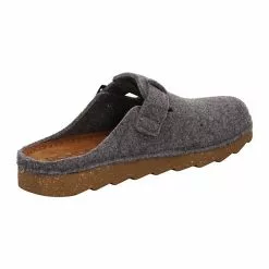 Rohde Herren Hausschuhe Slipper Hausschuh Gemütlich Puschen Textil Uni Hausschuhe - Grau -Schuhladen 27681745 05