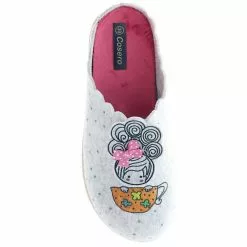 Cosero Damen Hausschuhe Pantoletten Pantoffeln Kaffee Coffee Tasse Grau/orange/rosa/mehrfarbig - Grau 15 Cosero Damen Hausschuhe Pantoletten Pantoffeln Kaffee Coffee Tasse Grau/orange/rosa/mehrfarbig - Grau -Schuhladen 28478901 07