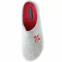 Cosero Damen Hausschuhe Pantoletten Pantoffeln Herzen Grau/rot - Grau 15 Cosero Damen Hausschuhe Pantoletten Pantoffeln Herzen Grau/rot - Grau -Schuhladen 28478904 07
