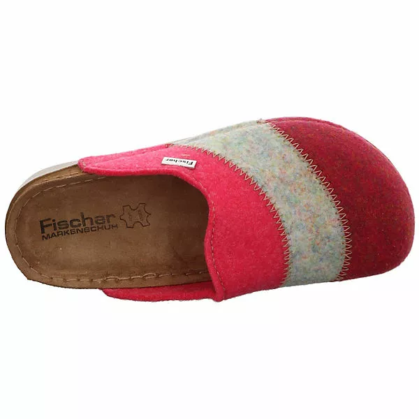 Fischer Damen Hausschuhe Slipper Sarah Hausschuh Gemütlich Puschen Textil Gestreift Hausschuhe - Pink 10 Fischer Damen Hausschuhe Slipper Sarah Hausschuh Gemütlich Puschen Textil Gestreift Hausschuhe - Pink – Bild 8