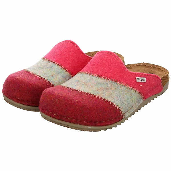 Fischer Damen Hausschuhe Slipper Sarah Hausschuh Gemütlich Puschen Textil Gestreift Hausschuhe - Pink 12 Fischer Damen Hausschuhe Slipper Sarah Hausschuh Gemütlich Puschen Textil Gestreift Hausschuhe - Pink – Bild 10