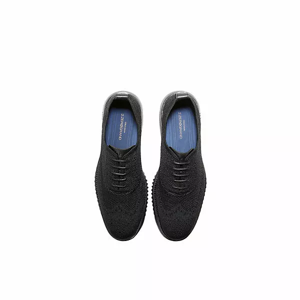 Cole Haan 2.ZERØGRAND Wingtip Oxford Business-Schnürschuhe - Schwarz 4 Cole Haan 2.ZERØGRAND Wingtip Oxford Business-Schnürschuhe - Schwarz – Bild 2