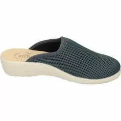 Fly Flot Pantoletten Pantoffeln - Grau -Schuhladen 28726812 04