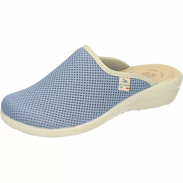 Fly Flot Pantoletten Pantoffeln - Blau 3 Fly Flot Pantoletten Pantoffeln - Blau